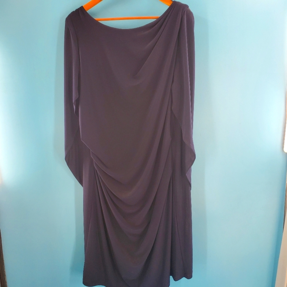 R&M Richards Navy blue cocktail dress 18